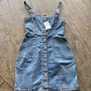 Jean fitted dress